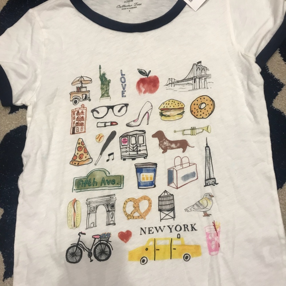 J crew NEW New York City T shirt